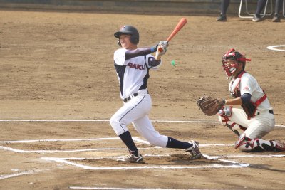 東洋学園大学_秋季リーグ第8戦_代打秋葉選手のタイムリー