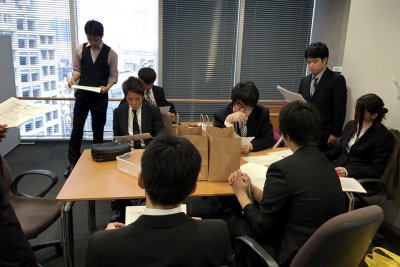 東洋学園大学_本庄ゼミ_事前準備の様子