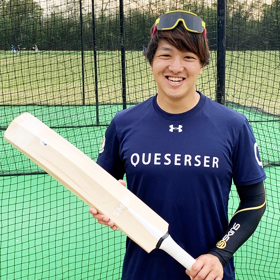 東洋学園大学_クリケットの男子日本代表強化選手団に富澤望選手が選出