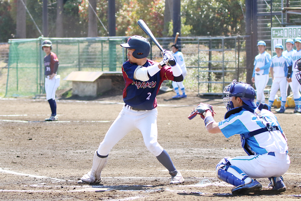 ［硬式野球部］春季リーグ第二戦は1点届かず惜敗