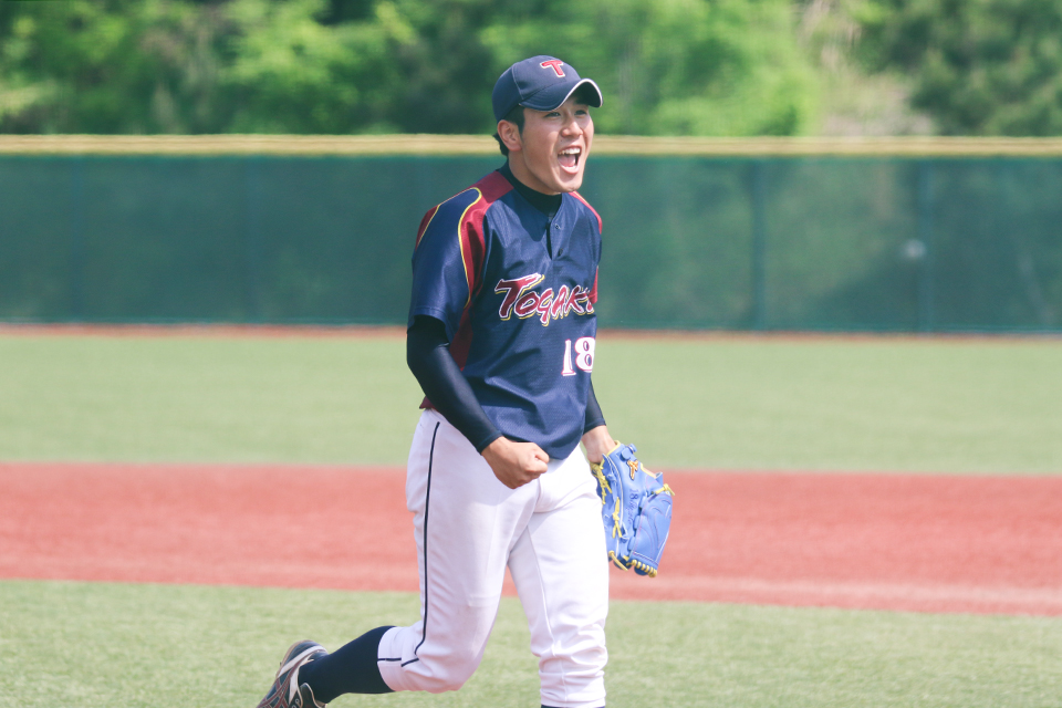 ［硬式野球部］春季リーグ戦第8戦は惜敗。現在5勝3敗で単独3位