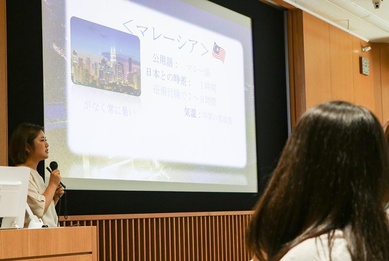 長期留学帰国者が現地での経験を後輩にシェア。長期留学説明会開催報告