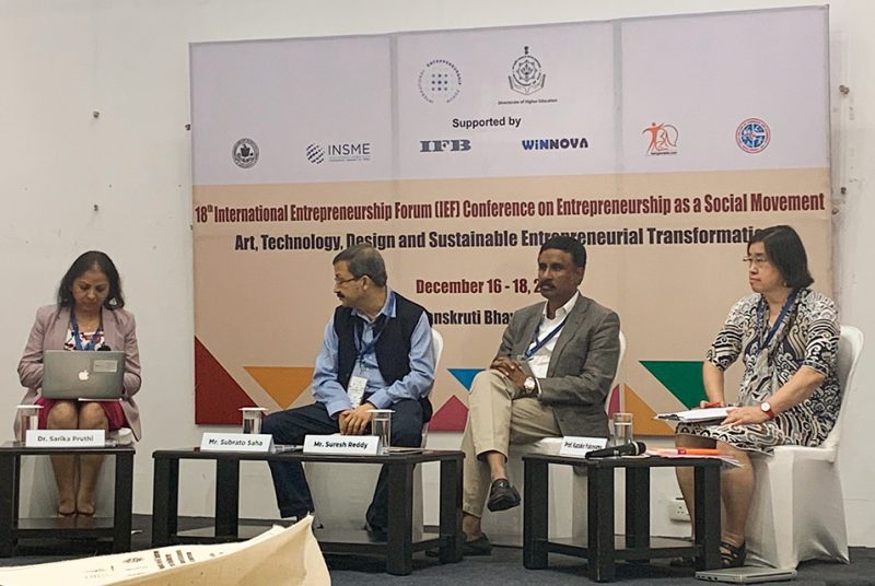 現代経営学部の横山教授・Birchley教授がインドで開催された“IEF Conference”に登壇・発表