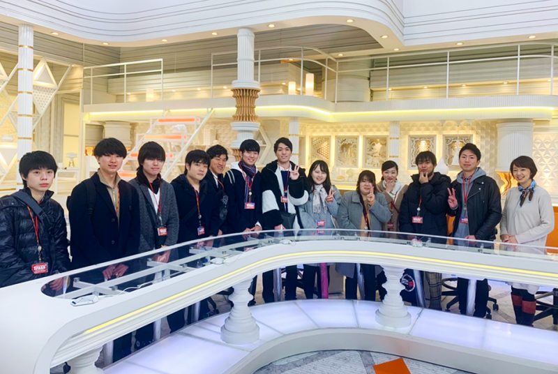 テレビ番組のスタッフワークや放送技術を現場で学ぶ！八塩ゼミのTBS研修