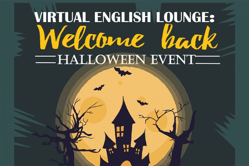 10/7（水）はVirtual English Loungeで”Welcome Back Halloween event”開催！ハロウィン衣装やメイクで参加しよう