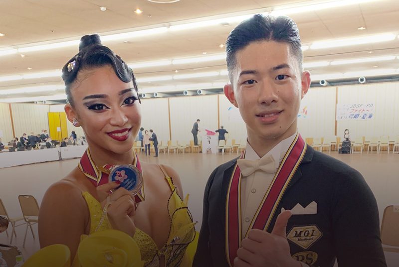 英コミ学科２年生が「2021ダンススポーツグランプリin大阪」で準優勝！