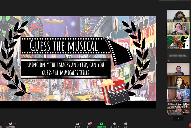 海外ミュージカルの知識と英語を楽しむ！Virtual English LoungeのMusicals Event