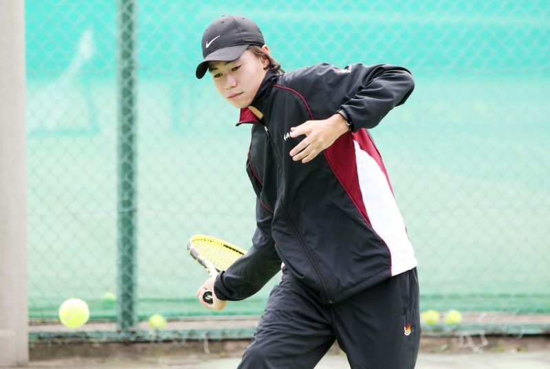 ［テニス部］男子テニス部小野選手が全日本テニス選手権 東日本大会でベスト8入り