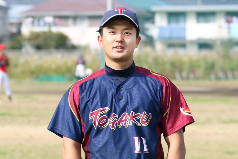 硬式野球部青田投手（4年）が福井ネクサスエレファンツから6位指名。本学3人目のプロ野球選手に