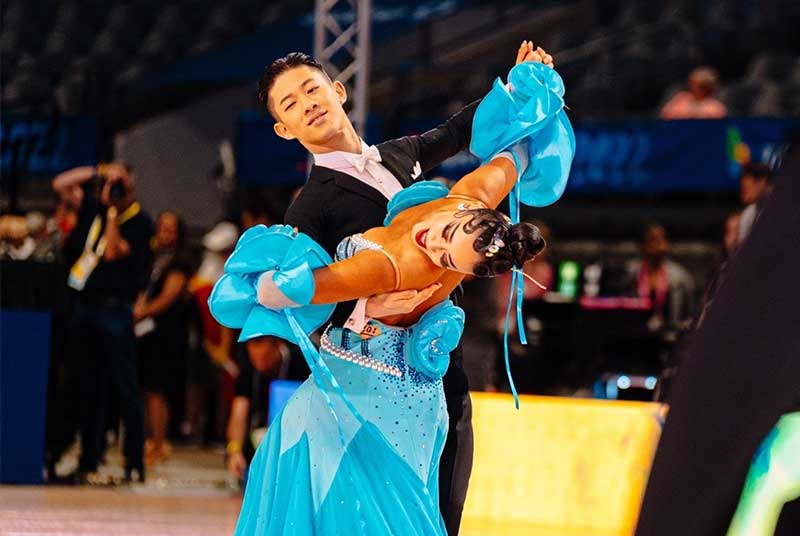 大西咲菜選手がダンススポーツ日本代表としてアメリカで行われたTHE WORLD GAMESに出場！