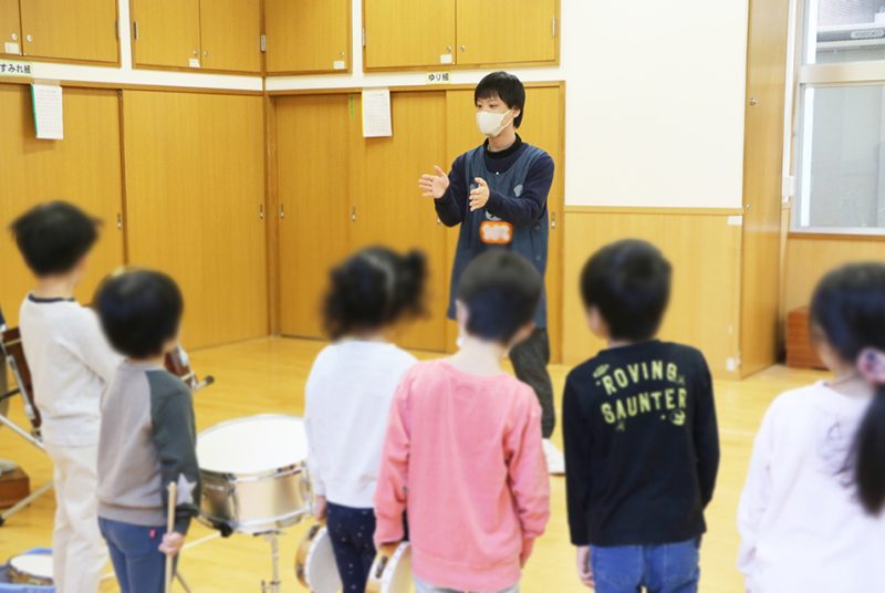 子どもの発達と保育士という職業を現場で体験。「保育体験」の現場実習