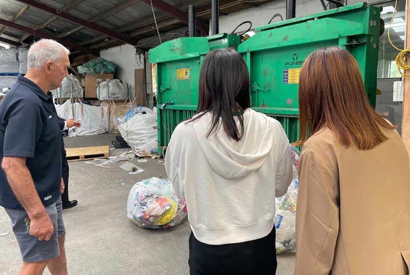 SDGs産学連携によるニュージーランド実習に3名の学生が参加、企業や市役所職員とも交流