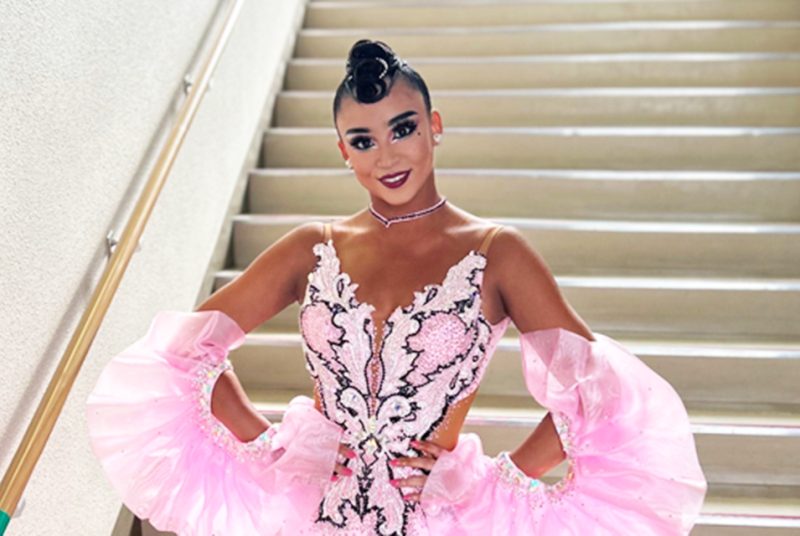 英コミ学科４年生の大西咲菜選手が「ダンススポーツグランプリ」（大分・京都）で準優勝！