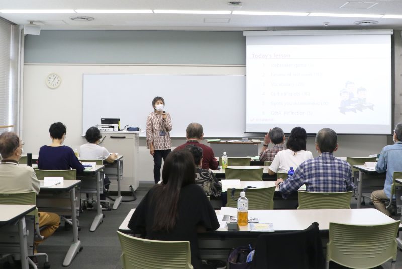 文京区民向け文京アカデミア講座「やさしい英語で伝える文京区の魅力」が本学で開講