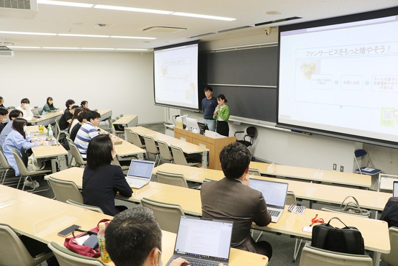 現地視察を踏まえたアイデア多数！Vリーグ×田蔵ゼミの産学連携でキックオフミーティングを実施