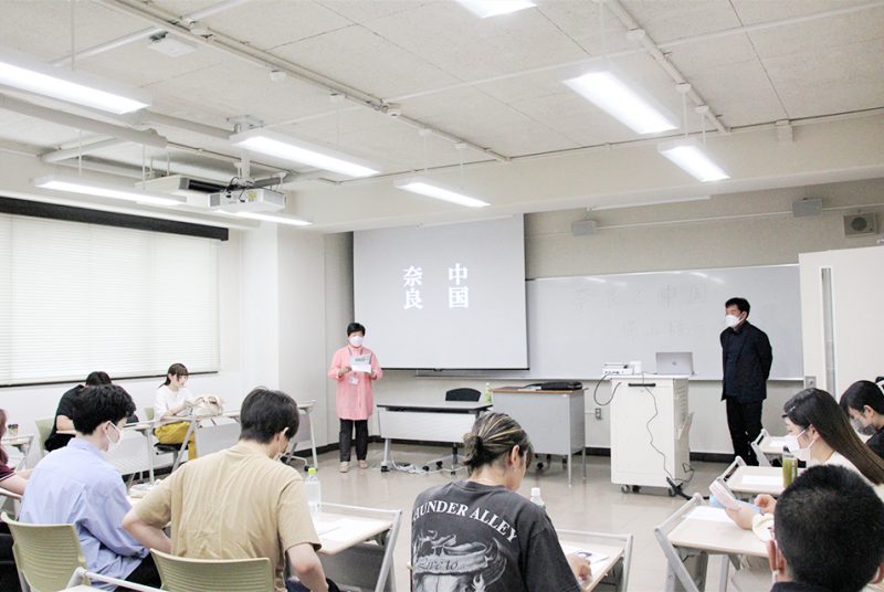 「鑑真」から、今学べることとは。グロコミ学科で日中交流を考えるゲスト講義を実施