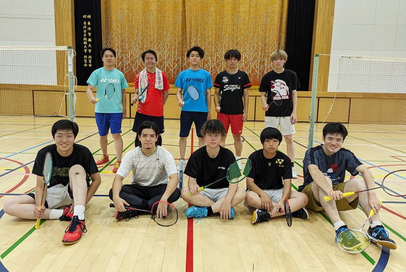 [大学間連携]本学バドミントン部が文京学院大学バドミントン部と合同練習を実施