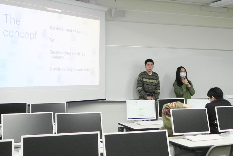 現代経営×英語で「学生満足度を高めるアイデア」をプレゼン！「ビジネス英語I」最終プレゼン