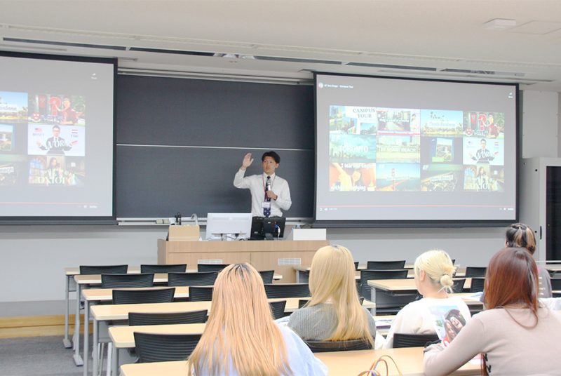 自分流の短期留学で単位取得のチャンス。今年度から募集開始「ISA海外自主留学」説明会