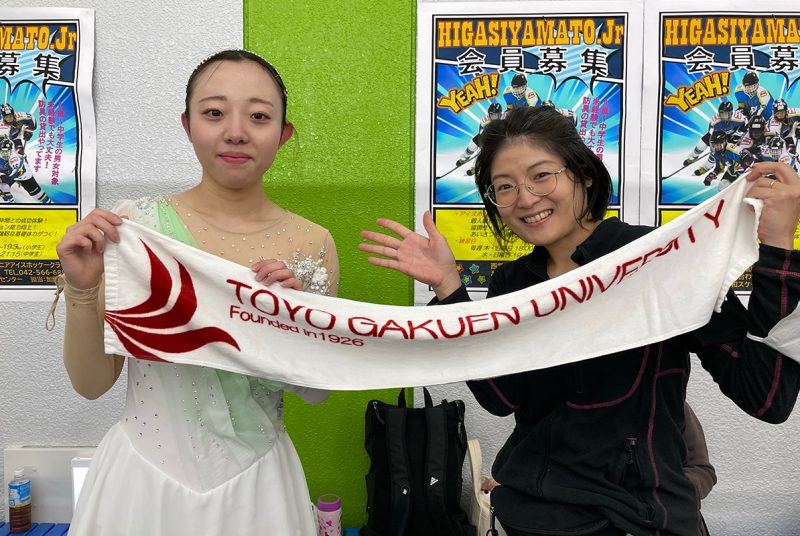 フィギュアスケート同好会の中村選手が第3回関東学生有志大会（女子5級）5位に！