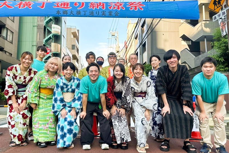 地元の方々と一緒にお祭りを盛り上げる！宮園ゼミ・ワースタの大横丁通り納涼祭ボランティア