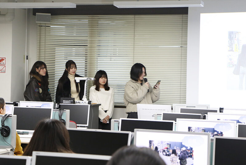 秋葉原で見つけた広告と言葉の魅力について、飯尾ゼミ・高尾ゼミが合同で発表会を開催