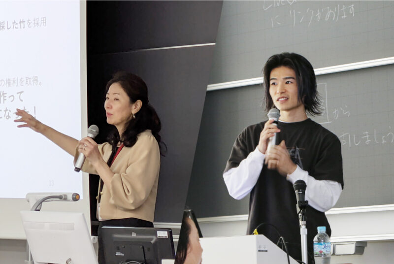 社長として活躍する卒業生が登壇！「アントレプレナーシップ」と「事業承継概論」ゲスト講義