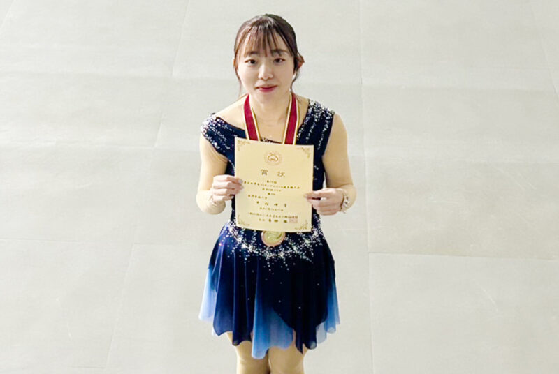 フィギュアスケート中村選手が東インカレ（女子5級）3位入賞、インカレ出場権獲得！
