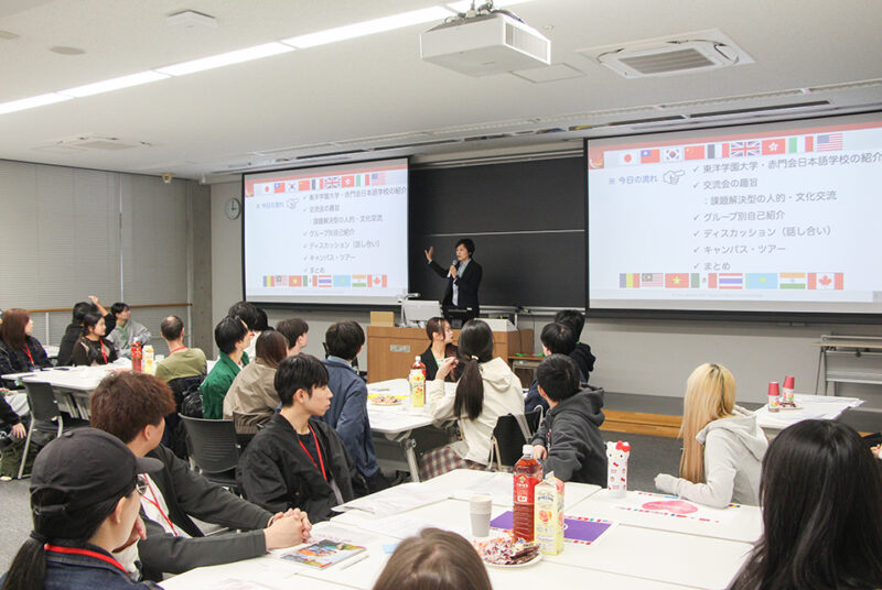 課題解決型の人的・文化交流を。国際社会イノベーションゼミ×赤門会日本語学校の交流会