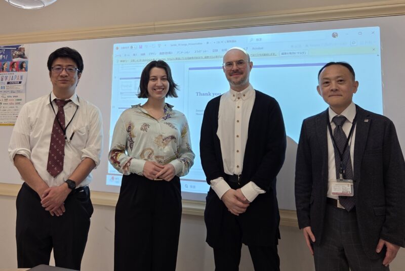 ジェノバ大学教授が来学、冨田洋介准教授らと研究会を開催