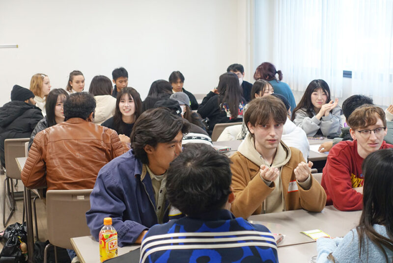 世界各国からの留学生と交流！「日本語教育法入門」にて東京工学院日本語学校の留学生達との交流会を実施