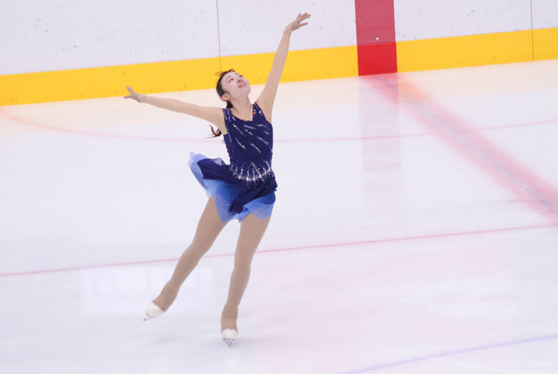 フィギュアスケートの中村理愛選手が2月の関東インカレで2位入賞！