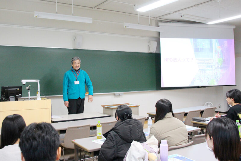 中高生の居場所づくりを通じて考える地域支援のかたち。「地域ではたらく」ゲスト講義